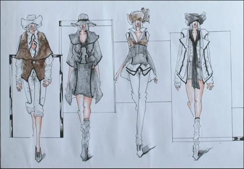 簡單的服裝設計圖分享